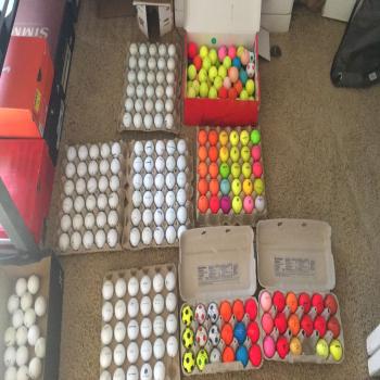 golfballs for 1$ per ball